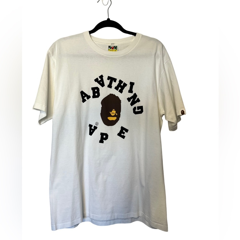 BAPE Broken College Tee Size XL - Picture 2 of 6